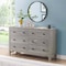 Alaterre Furniture Windsor 6-Drawer Double Dresser, Driftwood Gray ANWI0432 - alternate 1